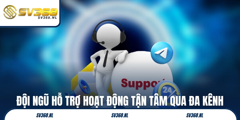 Đội ngũ hỗ trợ SV368 hoạt động tận tâm qua đa kênh